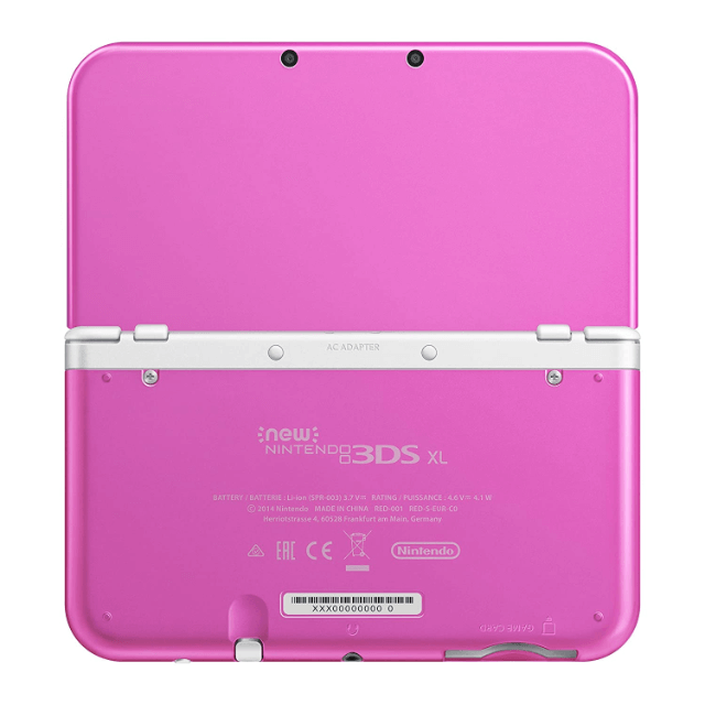Nintendo 3DS XL Pink box art for Nintendo 3DS